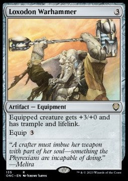 Loxodon Warhammer - Commander: Phyrexia: All Will Be One (Rare) [ONC-135]