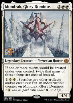 Mondrak, Glory Dominus (V.1) - Phyrexia: All Will Be One: Promos (Mythic) [PONE-23]