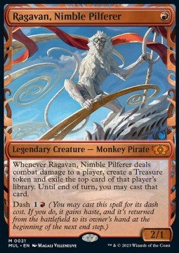 Ragavan, Nimble Pilferer (V.1) - Multiverse Legends (Mythic) [MUL-21]
