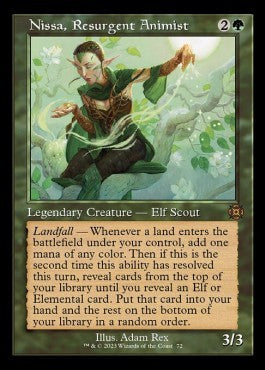 Nissa, Resurgent Animist (V.1) - March of the Machine: The Aftermath: Extras (Mythic) [XMAT-72]
