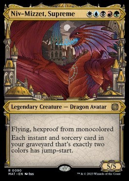 Niv-Mizzet, Supreme (V.1) - March of the Machine: The Aftermath: Extras (Rare) [XMAT-90]