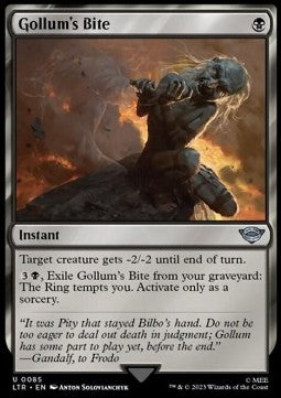 Gollum's Bite - The Lord of the Rings: Tales of Middle-earth (Uncommon) [LTR-85]