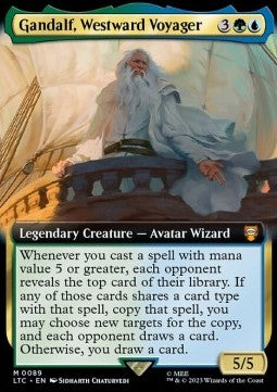 Gandalf, Westward Voyager - Commander: The Lord of the Rings: Tales of Middle-earth: Extras (Mythic) [XLTC-89]