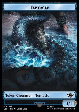 Tentacle Token (Blue 1/1) - The Lord of the Rings: Tales of Middle-earth: Extras (Token) [XLTR-T04]