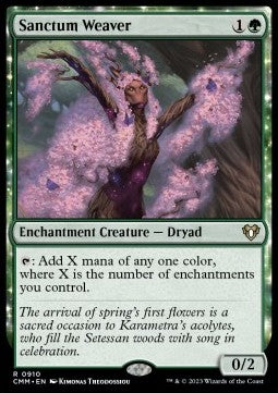 Sanctum Weaver - Commander Masters: Extras (Rare) [XCMM-910]