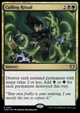 Culling Ritual - Commander Masters: Extras (Rare) [XCMM-921]