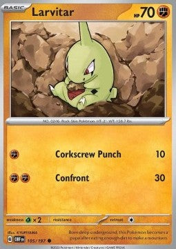 Larvitar - Obsidian Flames (Common) [OBF-105]