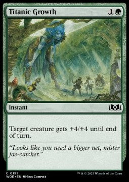 Titanic Growth - Wilds of Eldraine (Common) [WOE-191]