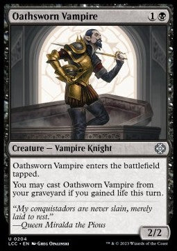 Oathsworn Vampire - Commander: The Lost Caverns of Ixalan (Uncommon) [LCC-204]