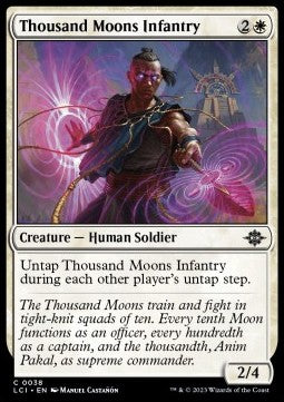 Thousand Moons Infantry - The Lost Caverns of Ixalan (Common) [LCI-38]