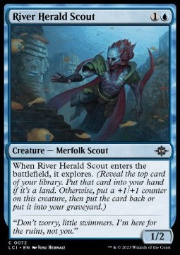 River Herald Scout - The Lost Caverns of Ixalan (Common) [LCI-72]