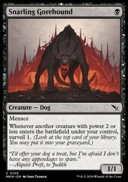 Snarling Gorehound - Murders at Karlov Manor (Common) [MKM-105]