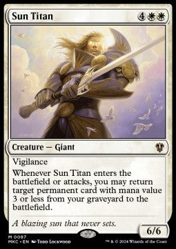 Sun Titan - Commander: Murders at Karlov Manor (Mythic) [MKC-87]