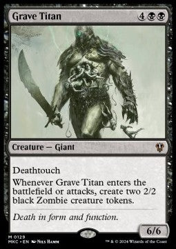Grave Titan - Commander: Murders at Karlov Manor (Mythic) [MKC-129]