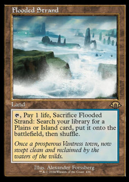 Flooded Strand (V.2) - Modern Horizons 3: Extras (Rare) [XMH3-436]