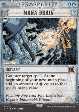Mana Drain (V.1) - Breaking News (Mythic) [OTP-11]
