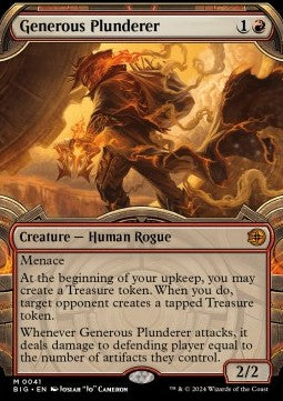 Generous Plunderer (V.2) - The Big Score (Mythic) [BIG-41]