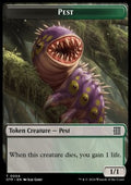Pest Token (BG 1/1) // Mercenary Token (R 1/1) - Outlaws of Thunder Junction: Tokens (Token) [TOTJ-T 4/10]