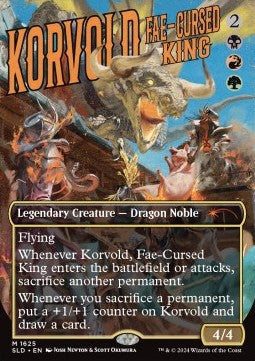 Korvold, Fae-Cursed King - Secret Lair Drop Series: Spring Superdrop 2024 (Mythic) [SLDSP4-1625]