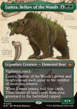 Lumra, Bellow of the Woods (V.1) - Bloomburrow: Extras (Mythic) [XBLB-293]