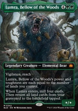 Lumra, Bellow of the Woods (V.2) - Bloomburrow: Extras (Mythic) [XBLB-342]