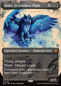 Maha, Its Feathers Night - Bloomburrow: Extras (Mythic) [XBLB-289]