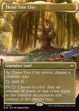 Three Tree City (V.1) - Bloomburrow: Extras (Rare) [XBLB-337]
