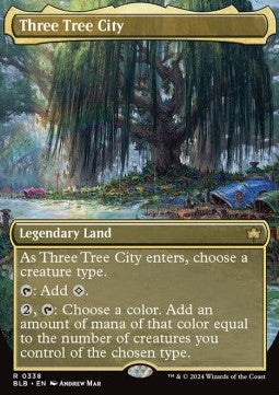 Three Tree City (V.2) - Bloomburrow: Extras (Rare) [XBLB-338]