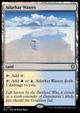 Adarkar Wastes - Commander: Bloomburrow (Rare) [BLC-291]