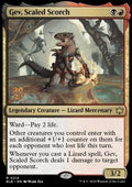 Gev, Scaled Scorch (V.1) - Bloomburrow: Promos (Rare) [PBLB-214]