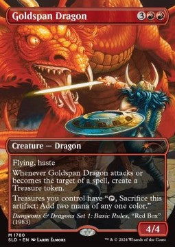 Goldspan Dragon - Secret Lair Drop Series: Secret Lair x Dungeons & Dragons: 50th Anniversary Superdrop (Mythic) [SLD50A-1780]