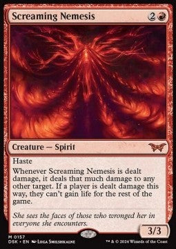 Screaming Nemesis - Duskmourn: House of Horror (Mythic) [DSK-157]