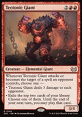 Tectonic Giant - Commander: Duskmourn: House of Horror (Rare) [DSC-168]