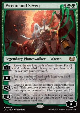 Wrenn and Seven - Commander: Duskmourn: House of Horror (Mythic) [DSC-207]