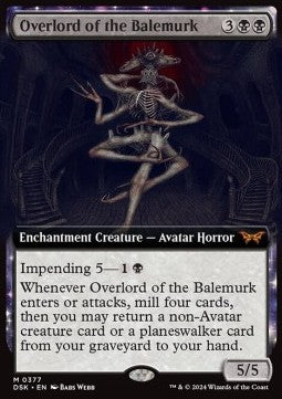 Overlord of the Balemurk (V.1) - Duskmourn: House of Horror: Extras (Mythic) [XDSK-377]
