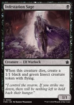 Infestation Sage - Magic: The Gathering Foundations (Common) [FDN-64]