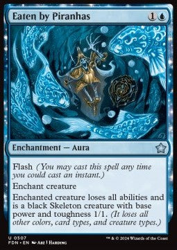 Eaten by Piranhas - Magic: The Gathering Foundations: Beginner Box (Uncommon) [BFDN-507]