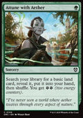 Attune with Aether - Commander: Aetherdrift (Common) [DRC-109]