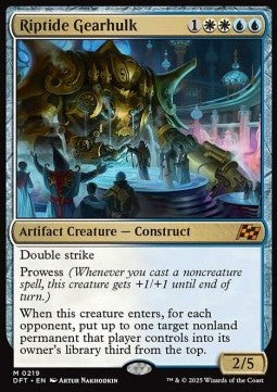 Riptide Gearhulk - Aetherdrift (Mythic) [DFT-219]