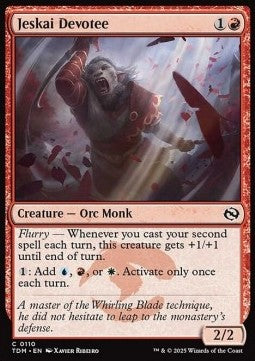 Jeskai Devotee - Tarkir: Dragonstorm (Common) [TDM-110]