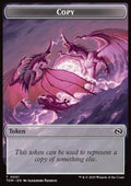 Copy Token // Monk Token (W 1/1 Prowess) - Tarkir: Dragonstorm: Tokens (Token) [TTDM-T 1/3]