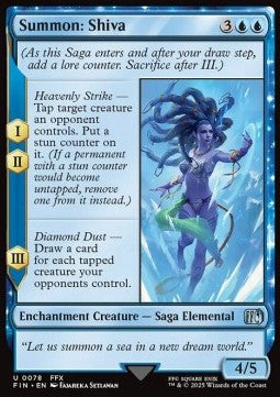 Summon: Shiva - Magic: The Gathering - FINAL FANTASY (Uncommon) [FIN-78]