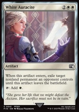 White Auracite - Magic: The Gathering - FINAL FANTASY (Common) [FIN-41]