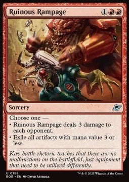 Ruinous Rampage - Edge of Eternities (Uncommon) [EOE-158]