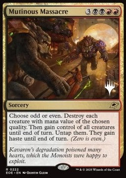 Mutinous Massacre (V.2) - Edge of Eternities: Promos (Rare) [PEOE-222]
