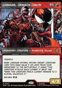 Carnage, Crimson Chaos - Marvel's Spider-Man: Extras (Rare) [XSPM-227]
