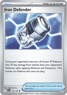 Iron Defender - Mega Evolution (Uncommon) [MEG-118]