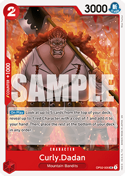 Curly.Dadan (OP02-005) (V.1) - The Best Vol.2 (Uncommon) [PRB02-OP02-005]