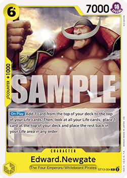 Edward.Newgate (ST13-004) (V.1) - The Best Vol.2 (Common) [PRB02-ST13-004]