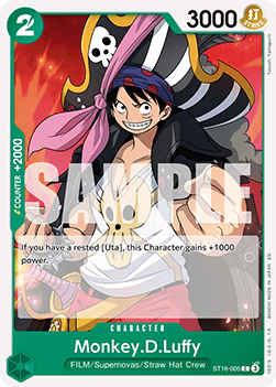 Monkey.D.Luffy (ST16-005) (V.1) - The Best Vol.2 (Common) [PRB02-ST16-005]